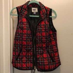 Plaid Puffer Vest